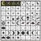 60-Piece Space Stencil Set – Stars, Moon & Cloud Templates for Kids’ Art, Painting, Wall Decor, Canvas, Fabric, Card Making, and Wood Burning Crafts – Reusable